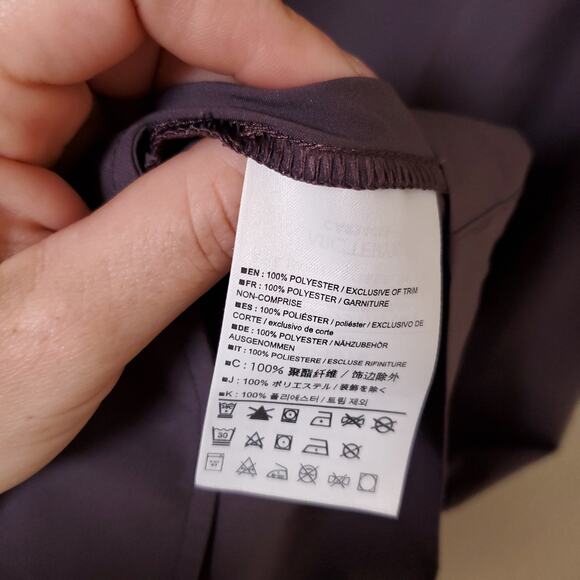 ARC'TERYX Eggplant Contenta Quick Dry Athletic Dress - Picture 11 of 11